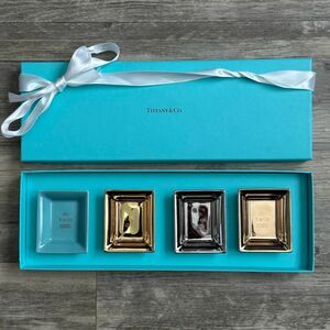 Tiffany & Co Mini Vide Poche Trinket 4pc Set